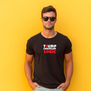 Camiseta Ordenante anti-Trump slogan vermelho elegante