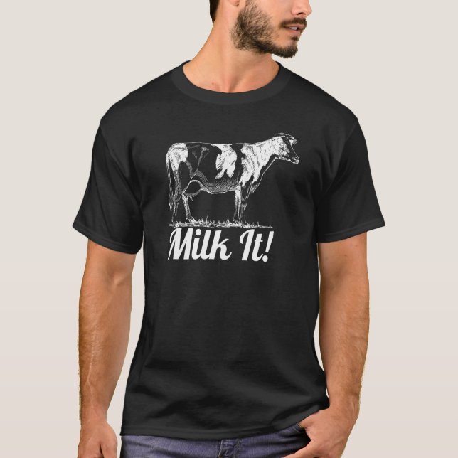 Camiseta Ordenhe a Vaca (Frente)