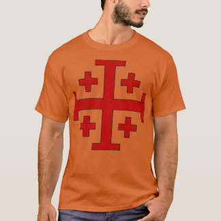 Camiseta Order of the Holy Sepulchre Fivefold Cross