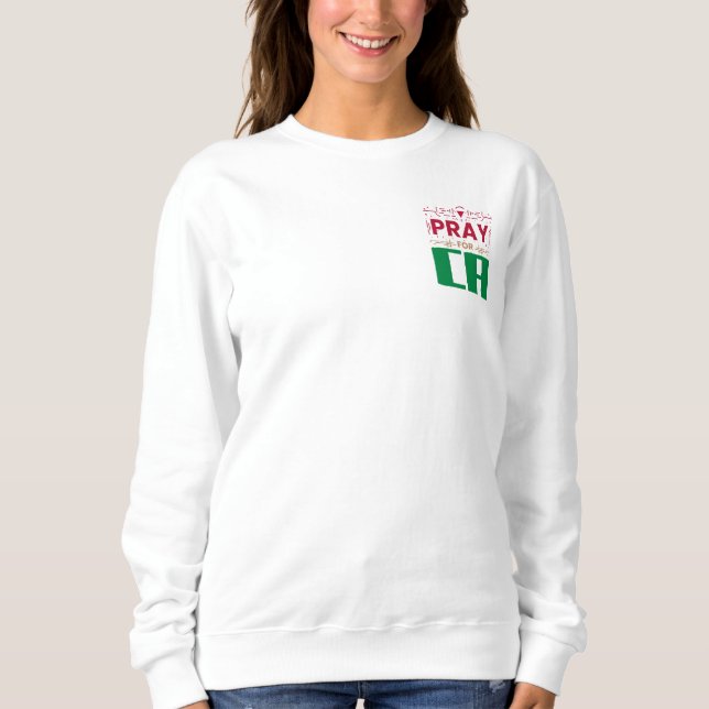 Camiseta Ore pelo CA: Juntos em Oração pelo CA (Frente)
