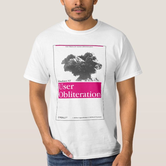 Camiseta O'Really - Obliteration do usuário de Windows NT (Frente)