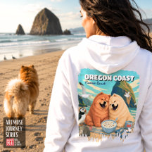 OREGON • Cannon Beach Chow capuz com zíper