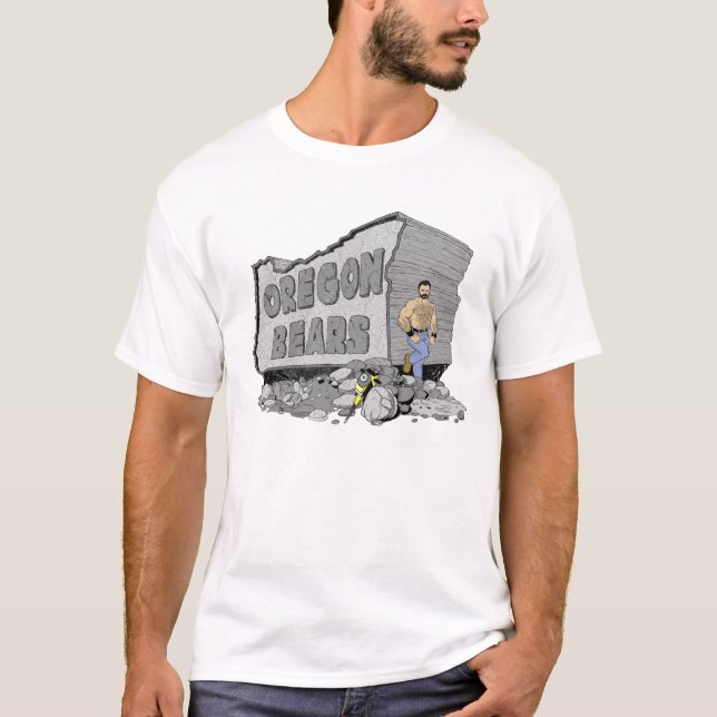 Camiseta Oregon carrega a rocha!!! (Frente)