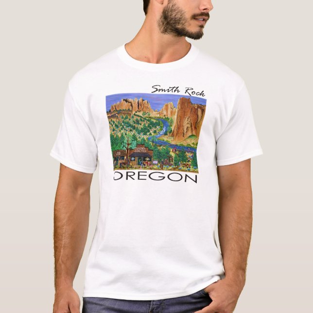 Camiseta ~ Oregon da rocha de Smith (Frente)