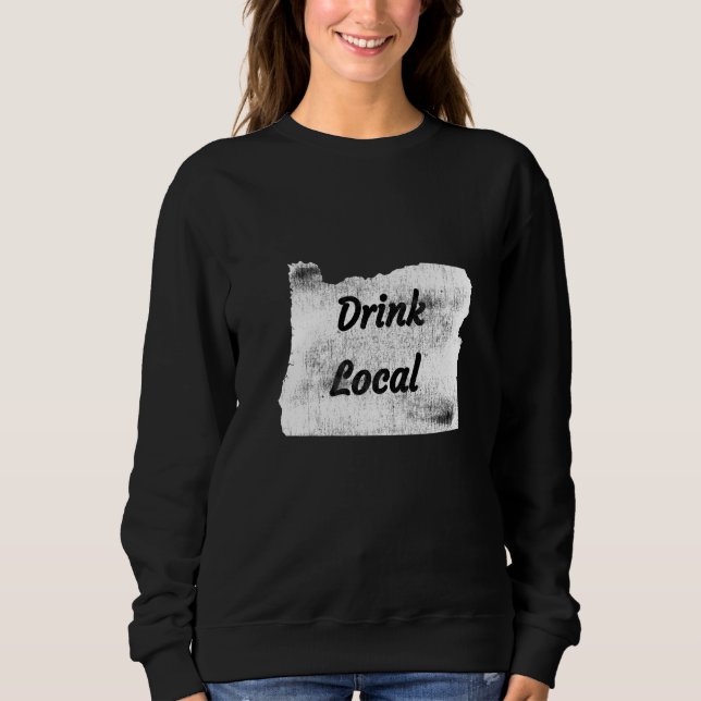 Camiseta Oregon Drink Local N (Frente)