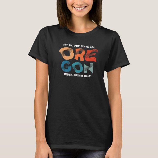 Camiseta Oregon Estados Unidos Viagem Orégoniano Salem 1 (Frente)