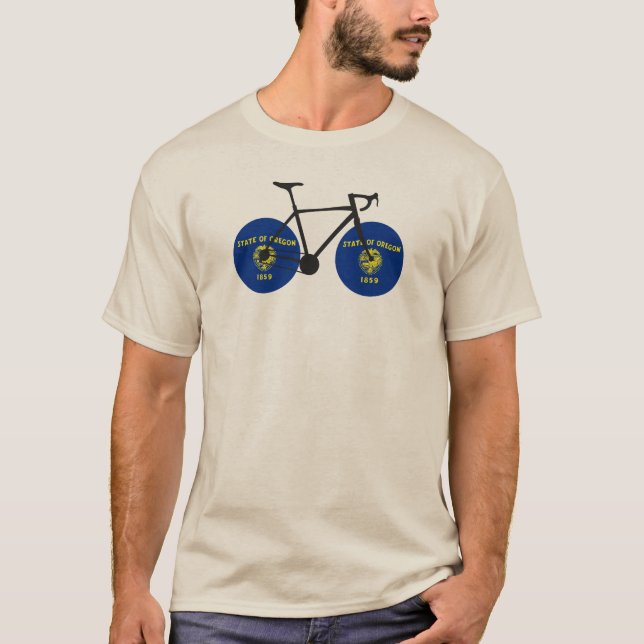 Camiseta Oregon Flag Cycling (Frente)