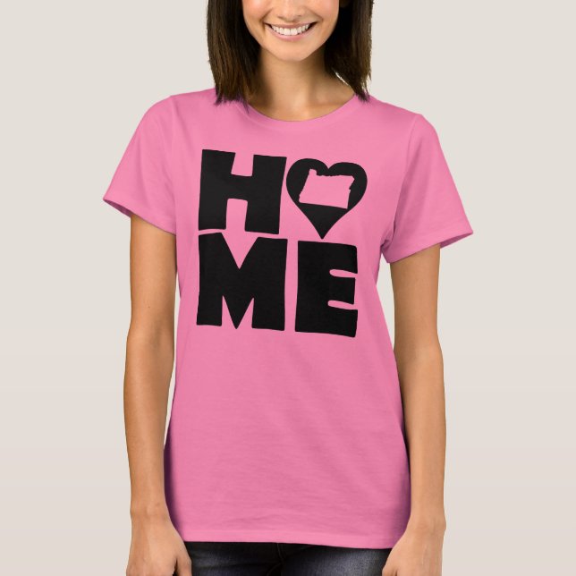 Camiseta Oregon Home Heart State Tees (Frente)