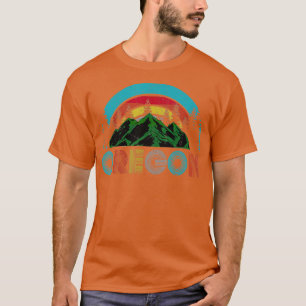 Camiseta Oregon Montanhas do Exterior Acampando Presente