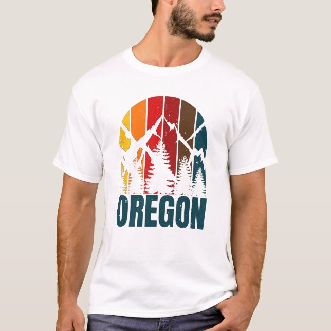 Camiseta Oregon Mounties Retro Vintage (Frente)