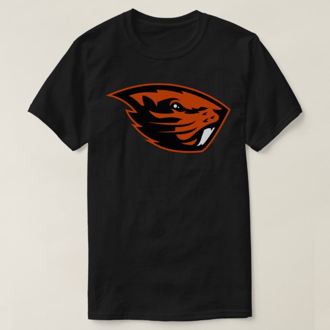 Camiseta Oregon State Beavers Logo Sticker (Frente do Design)