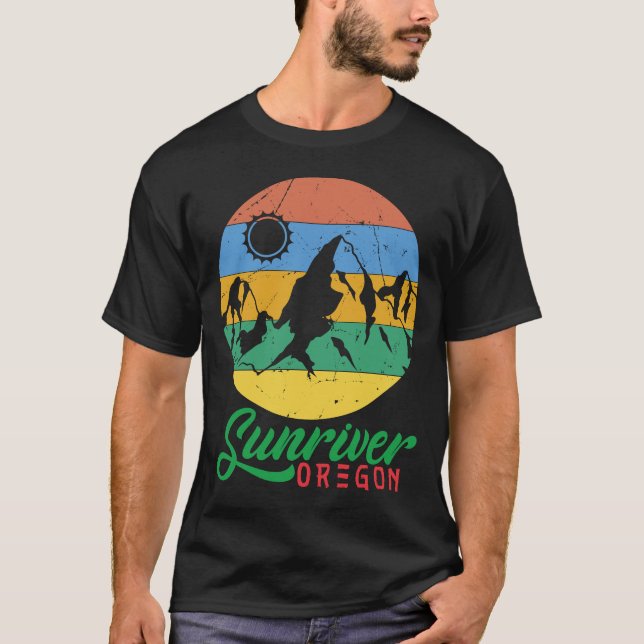 Camiseta Oregon Sunriver Souvenir Oregon Mountain Sunriver (Frente)