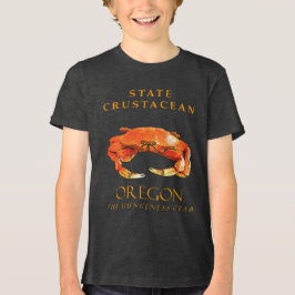Camiseta Oregon Territory Crustacean O Caranguejo Dungeness