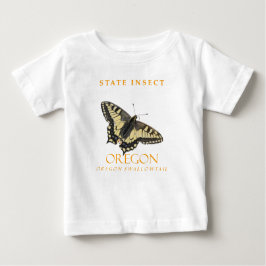 Camiseta Oregon Territory Insetos O Swallowtail No Oregon