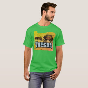Camiseta Oregon Trails Wagon T Shirt