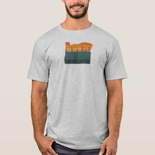 Camiseta Oregon Tree Silhouette