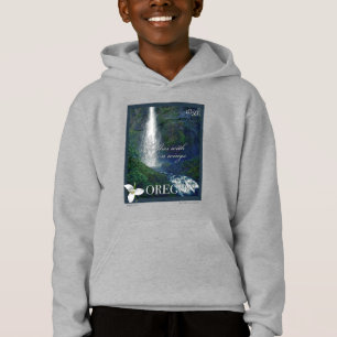 Camiseta Oregon Waterfall Poster