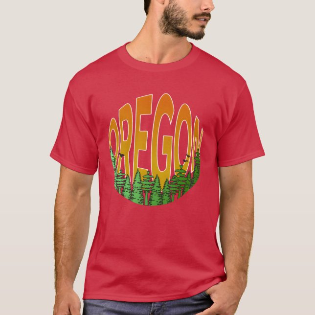 Camiseta Oregonrees Nascer do Sol (Frente)
