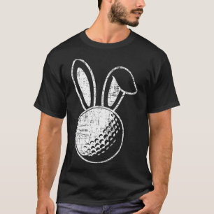 Camiseta Orelhas de Coelho de Golfe de Páscoa Presente Dive