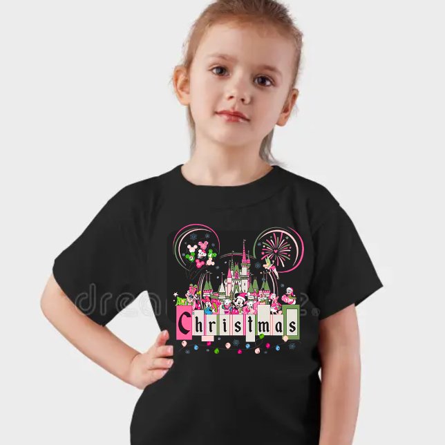 Camiseta Orelhas do Mickey Mouse, Castelo e Personagens da  (Criador carregado)