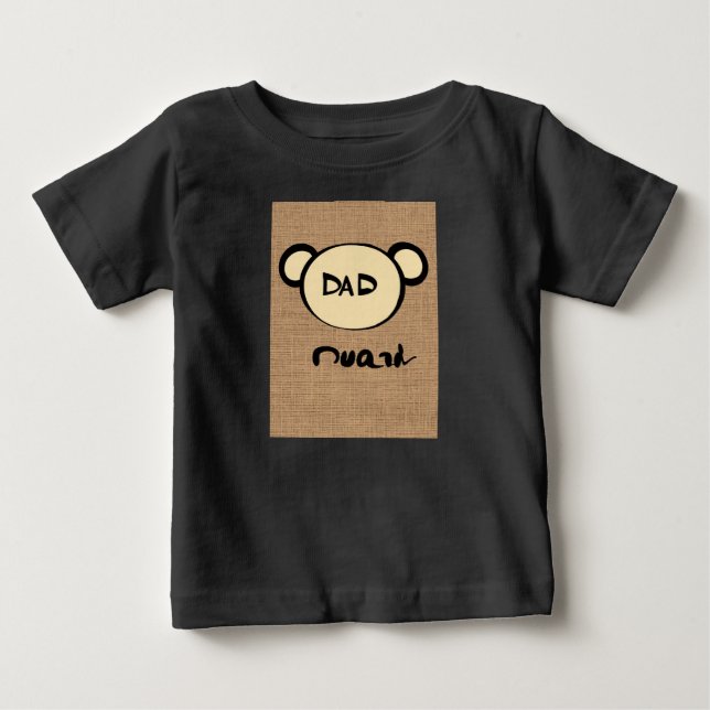 Camiseta Orelhas Mágicas de Pai – Silhueta Fofa com Tema Fa (Frente)