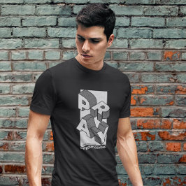 Camiseta Orem sem Cessar Design Moderno Cristão