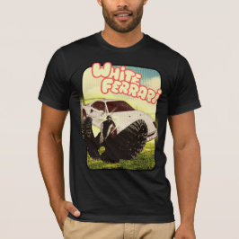 Camiseta OREXO // Ferrari Branco '99 (Preto)