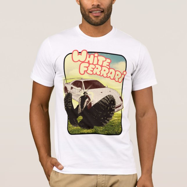 Camiseta OREXO // White Ferrari '99 (Frente)