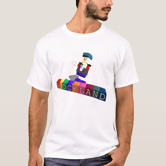 Camiseta Org de Blockland. T branco (Frente)