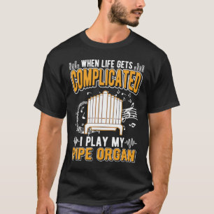 Camiseta Organ Pipe Organ Church Organista