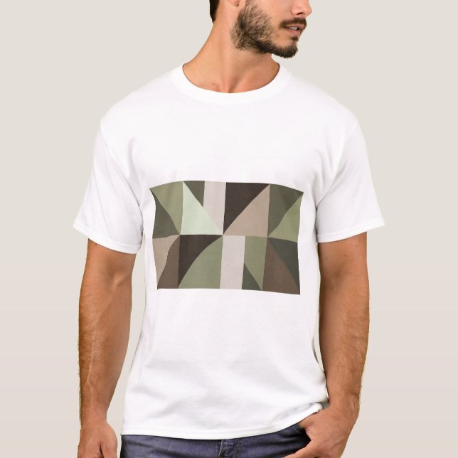 Camiseta Orgânica de Geometria (Frente)