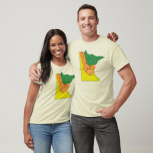 Camiseta orgânica do MNA dos homens