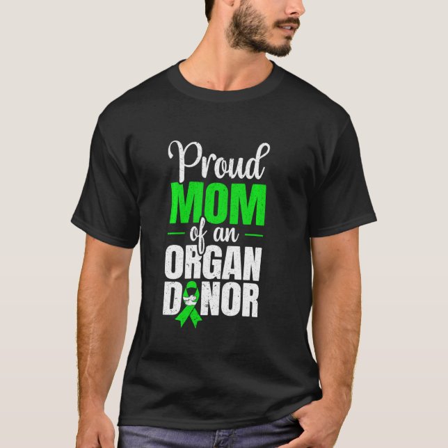 Camiseta Orgânica Mãe Do Apoio À Doação De Órgãos De Doador (Frente)