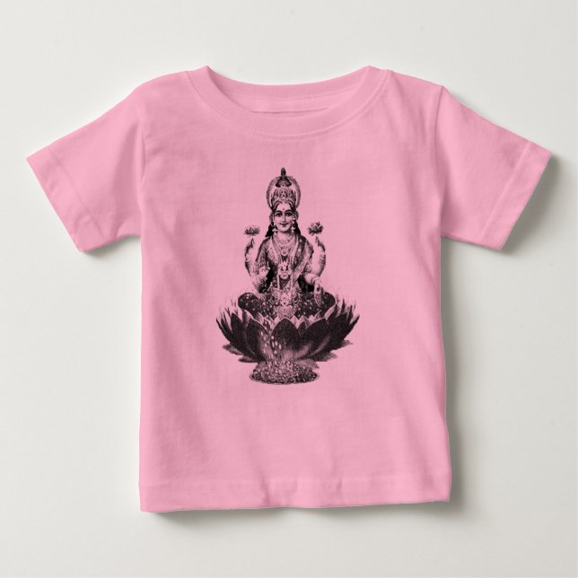CAMISETA ORGÂNICA-YOGA BABY-GODDESDE DE RIQUEZA (Frente)