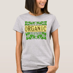 Camiseta Orgânico Verde com Vintage deixa lá