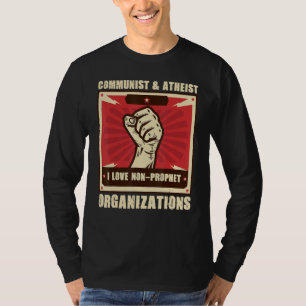 Camiseta Organizações Comunistas Ateus Eu Amo Não Profetas
