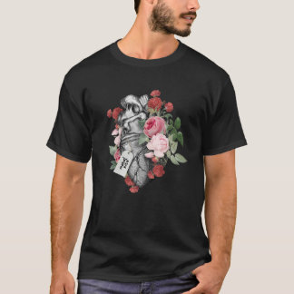 Camiseta Órgão Anatômico Do Coração E Flores Com Mahal Kita