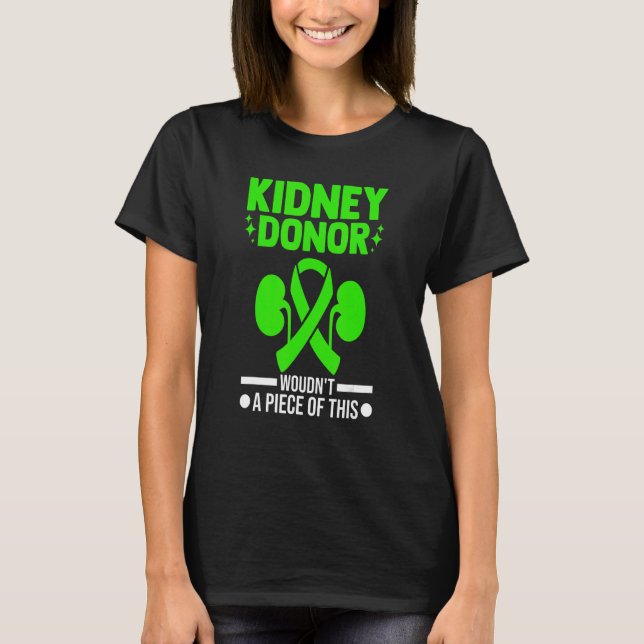 Camiseta Orgão Transplantar dadores de rins (Frente)