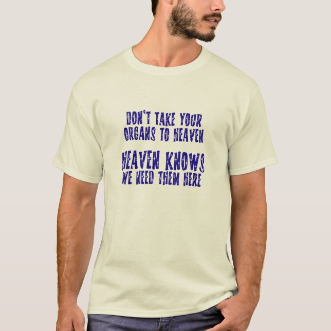 Camiseta Órgãos ao céu (Frente)