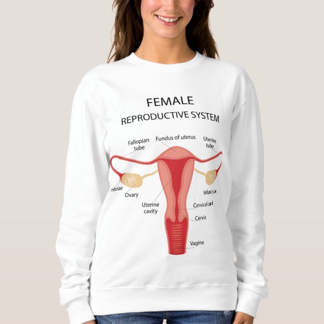 Camiseta Órgãos reprodutivos femininos (Frente)