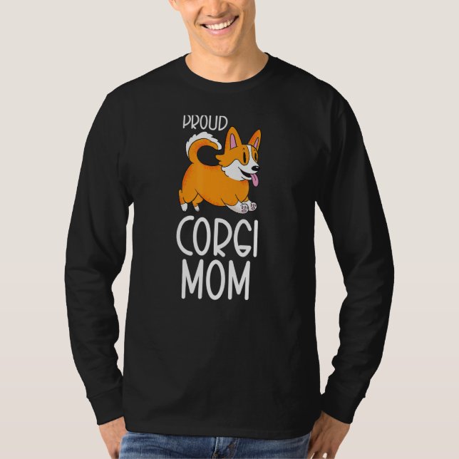 Camiseta Orgi Orgi Mãe Pembroke Welsh Corgi Mãe (Frente)