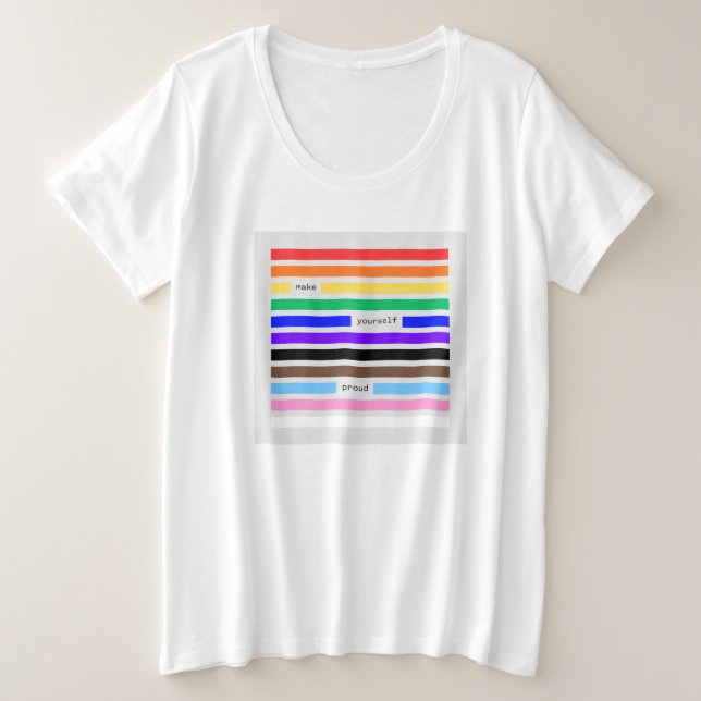 Camiseta Orgulhe-se Orgulho Arco-íris Redação Orgulho 2026 (Frente do Design)