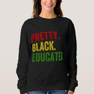 Camiseta Orgulho Africano bonito de História Negra Educada