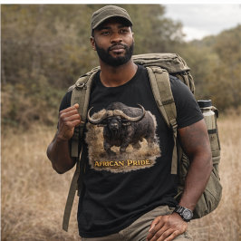 Camiseta Orgulho Africano Búfalo | Força do Búfalo do Cabo
