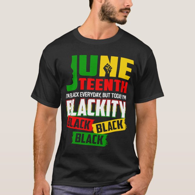 Camiseta Orgulho Africano de História Negra de 1865 (Frente)