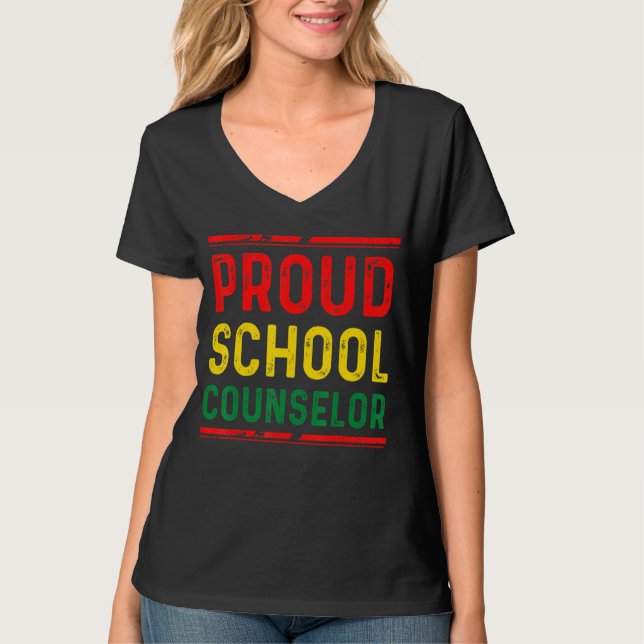 Camiseta Orgulho Africano do Orgulho do Conselheiro de Hist (Frente)