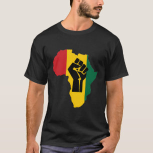 Camiseta Orgulho Africano do Poder Negro - Raízes Africanas