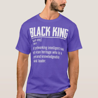 Camiseta Orgulho Africano História Negra Mês Rei Negro