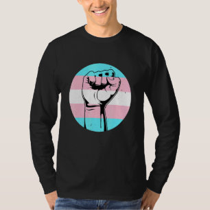 Camiseta Orgulho Afro-Americano LGBT Transgênero Negro Pro