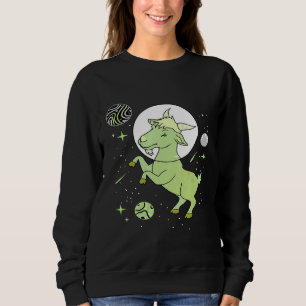 Camiseta Orgulho Agender Goat In Space Agender